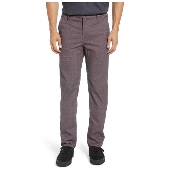 AG Adriano Goldschmied The Marshall Slim Chino Kleven Plum Pants sz 30R - Picture 1 of 10